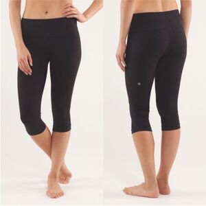 Lululemon Athletica Black Capri Leggings